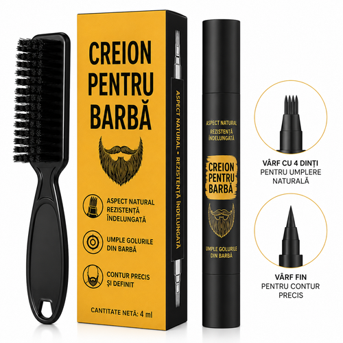 Creion Magic pentru Barbă - Umple instant golurile